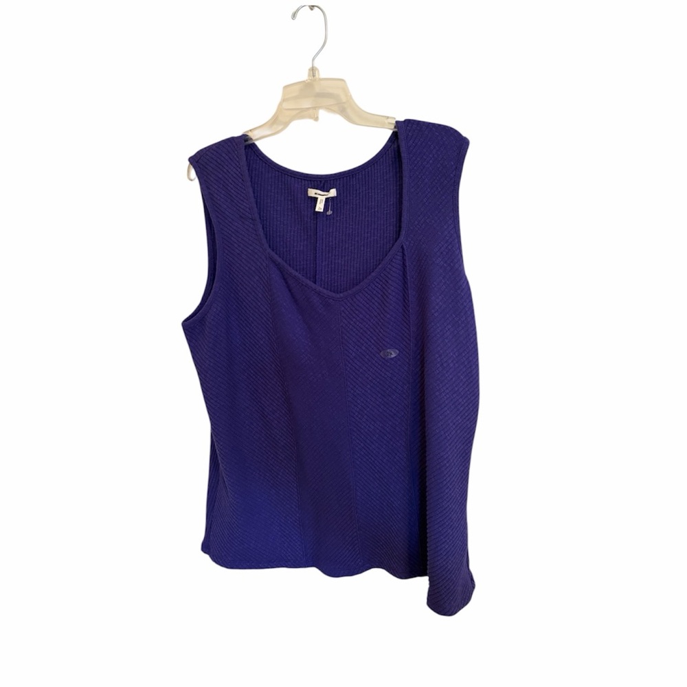 Maurice’s Women's Purple Sleeveless ribbed Knit sweater Tank Top - NWOT